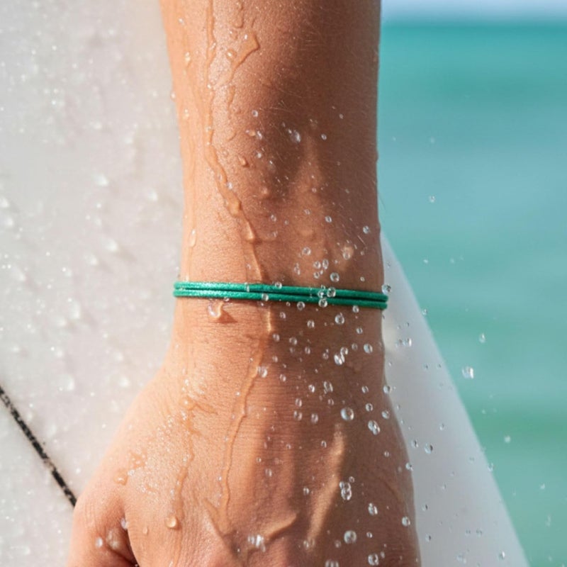Luck Strings Adjustable Wax Nylon Cord Bracelet for Men Women Adult - Vegan Leather String | Unisex Waterproof Nautical & Surfer Style Friendship Gift, Minimalist - Image 3